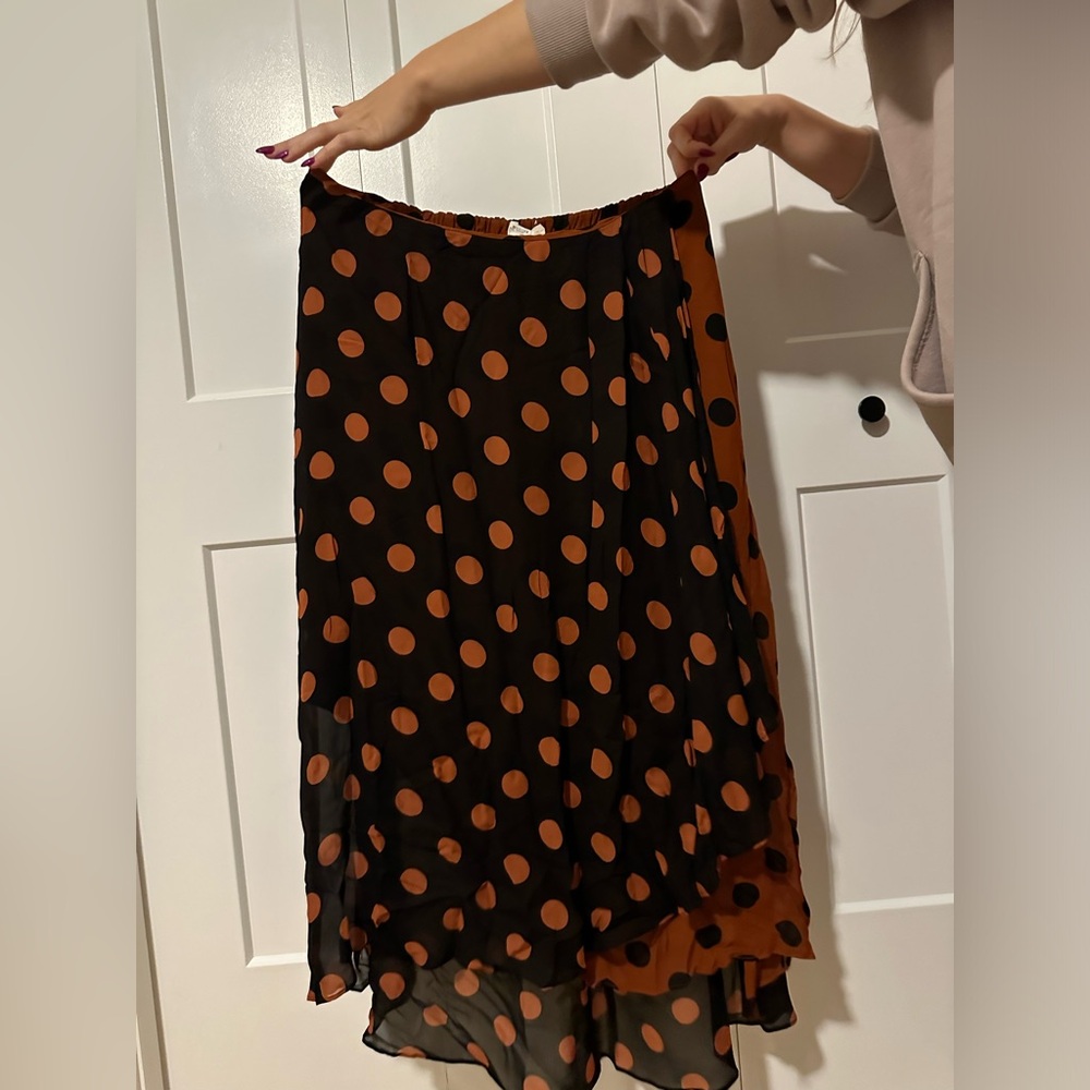 Anthropologie Maeve Oksana Midi Skirt